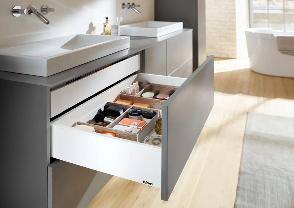 LEGRABOX pure орион серый матовый в ванной
