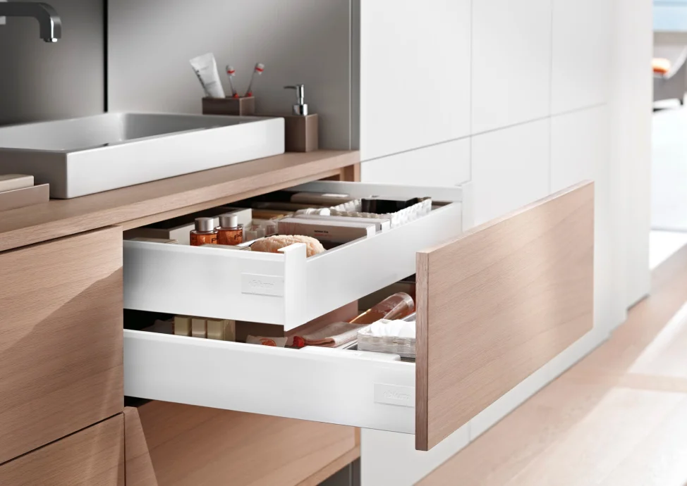 LEGRABOX pure - внутренний ящик в ванной