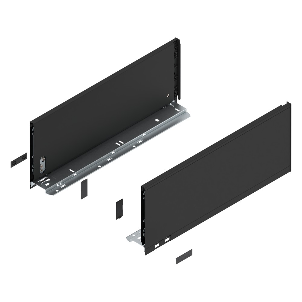 LEGRABOX pure BLUMOTION, ящик под мойку высота C, 450мм, КАРБОН черный матовый