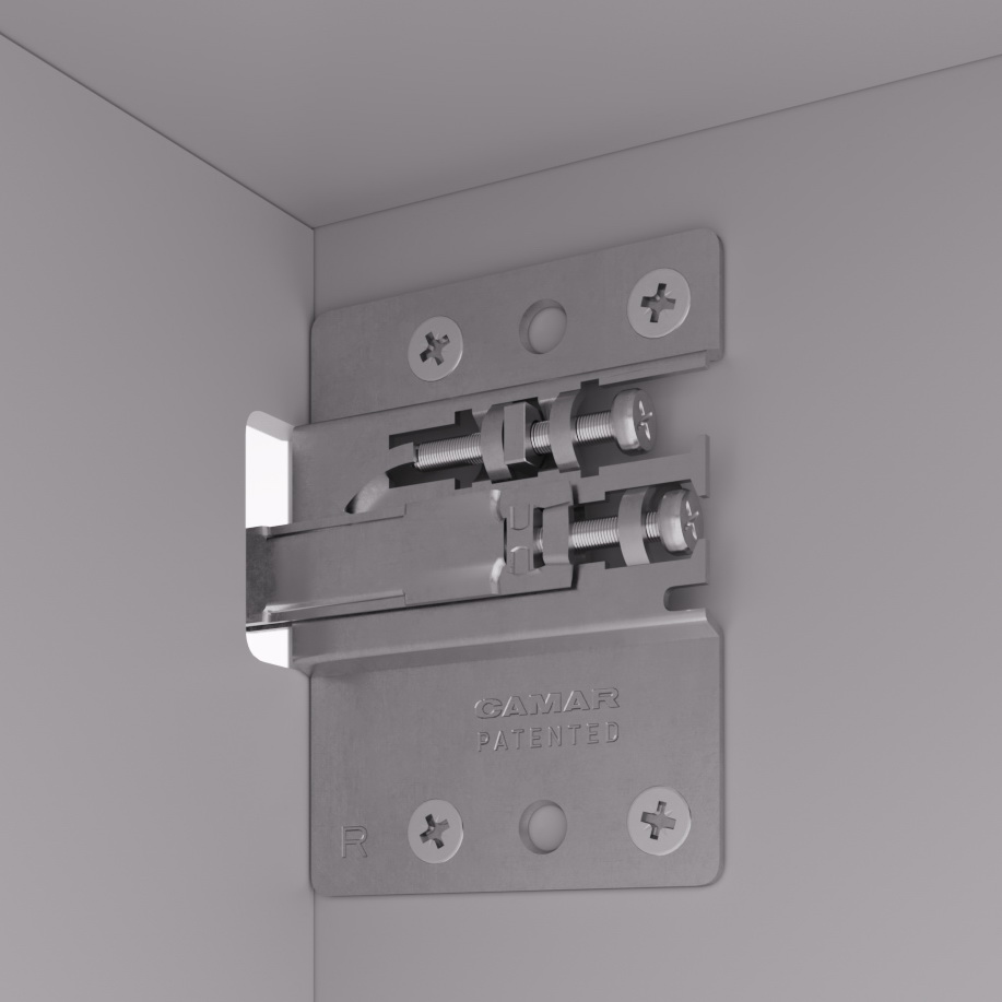 Завеса 807 скрытого крепления корпус-стена, правая