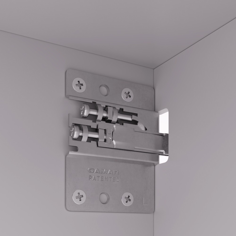 Завеса 807 скрытого крепления корпус-стена, левая